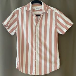 ZIPCODE short sleeve, striped, button down
